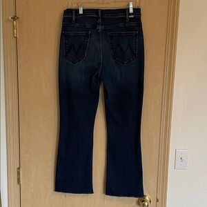 MOTHER Dark Indigo Flare Jeans